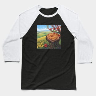 Apple Pie Vintage Slice Sweet Kawaii Picture Baseball T-Shirt